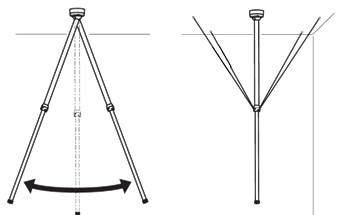 T91b50 Telescopic Ceiling Mount