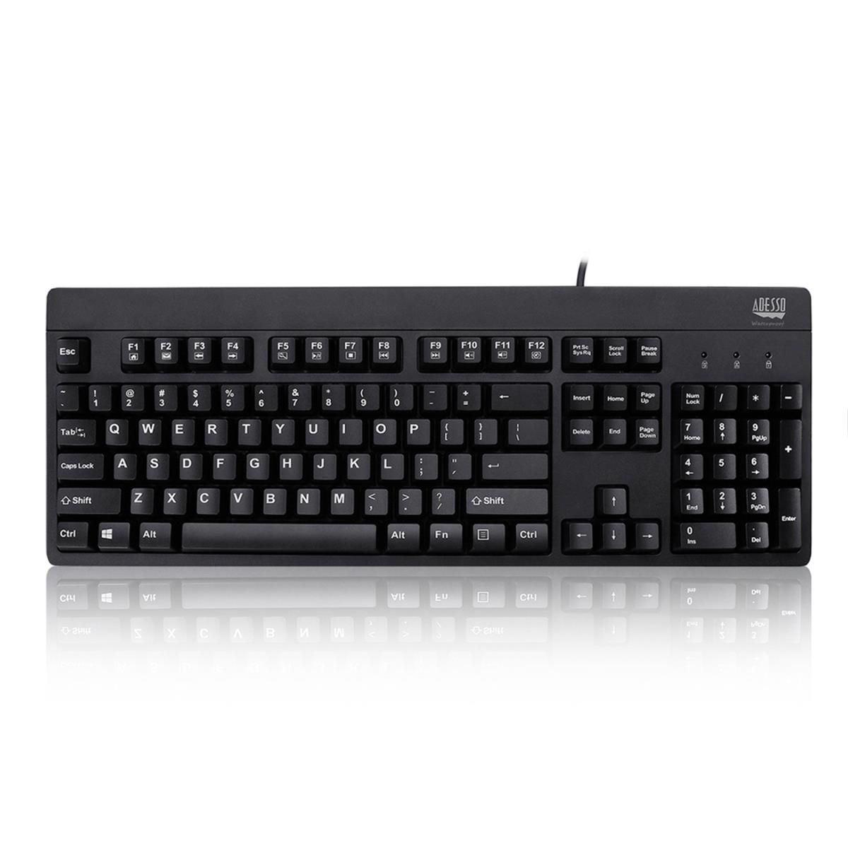 Ip67 Rated Waterproof Antimicrobial Multimedia USB Keyboard Qwerty Us