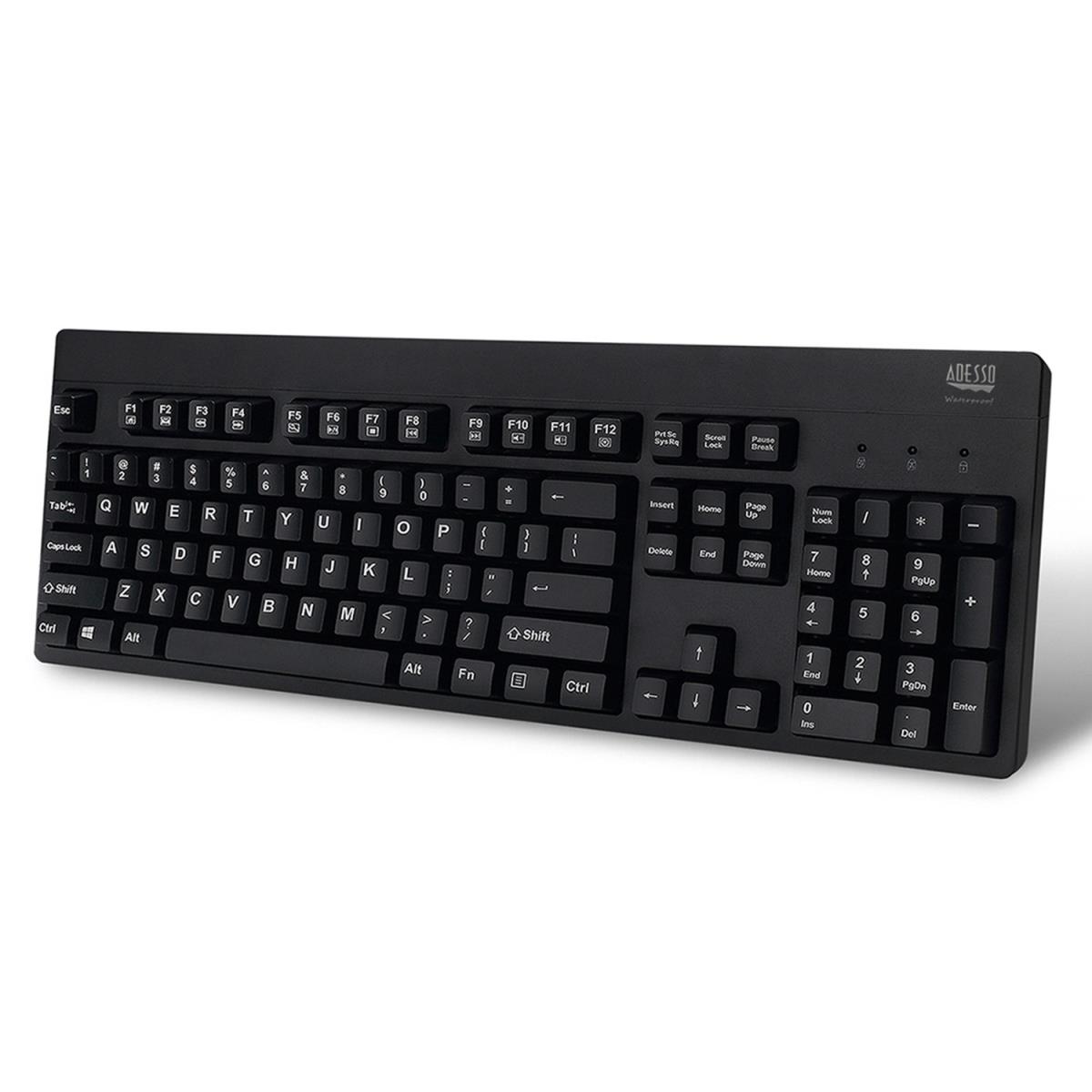 Ip67 Rated Waterproof Antimicrobial Multimedia USB Keyboard Qwerty Us