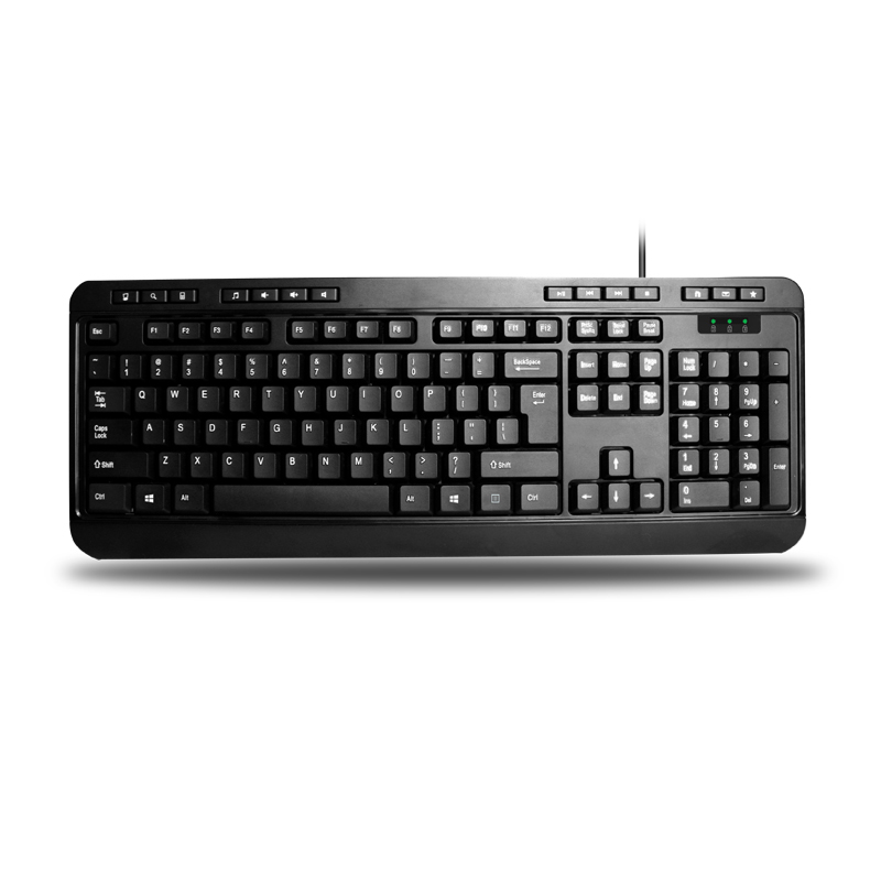 Adesso Akb-132cb Keyboard USB Qwerty Us English Black