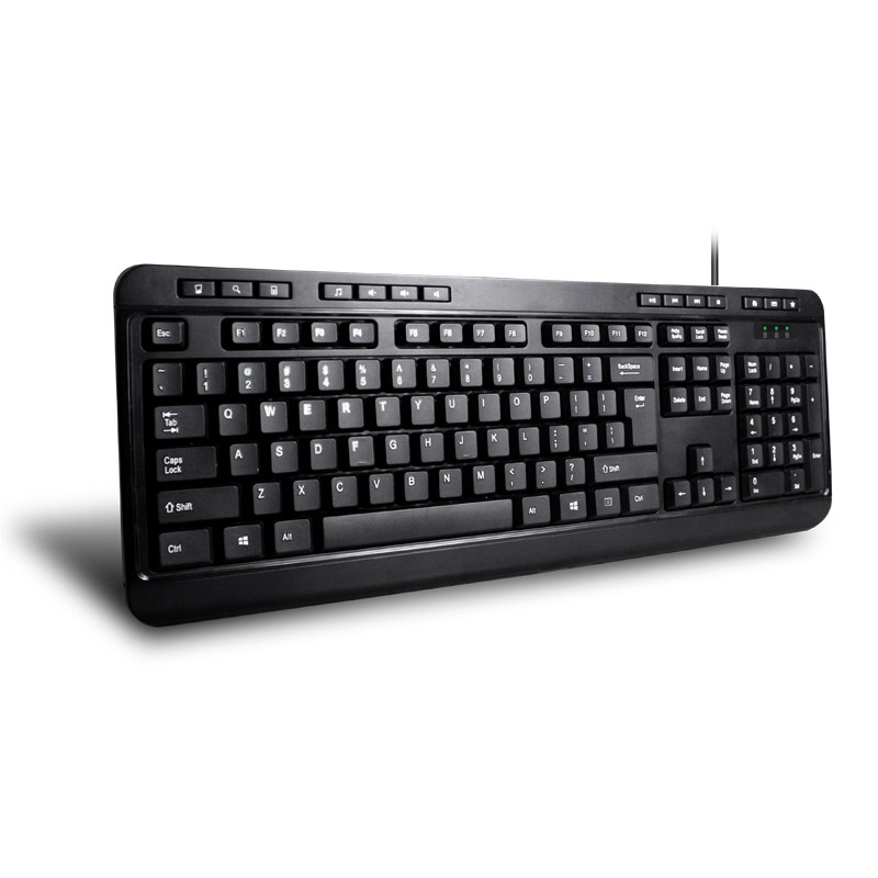 Adesso Akb-132cb Keyboard USB Qwerty Us English Black