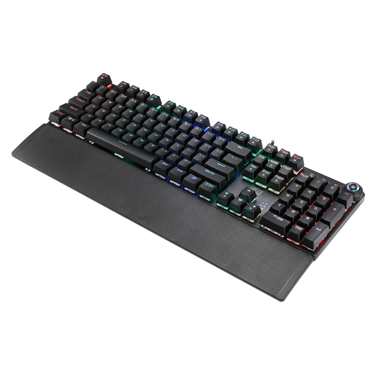 Adesso Easytouch 650eb RGB Keyboard USB Qwerty Us English Black