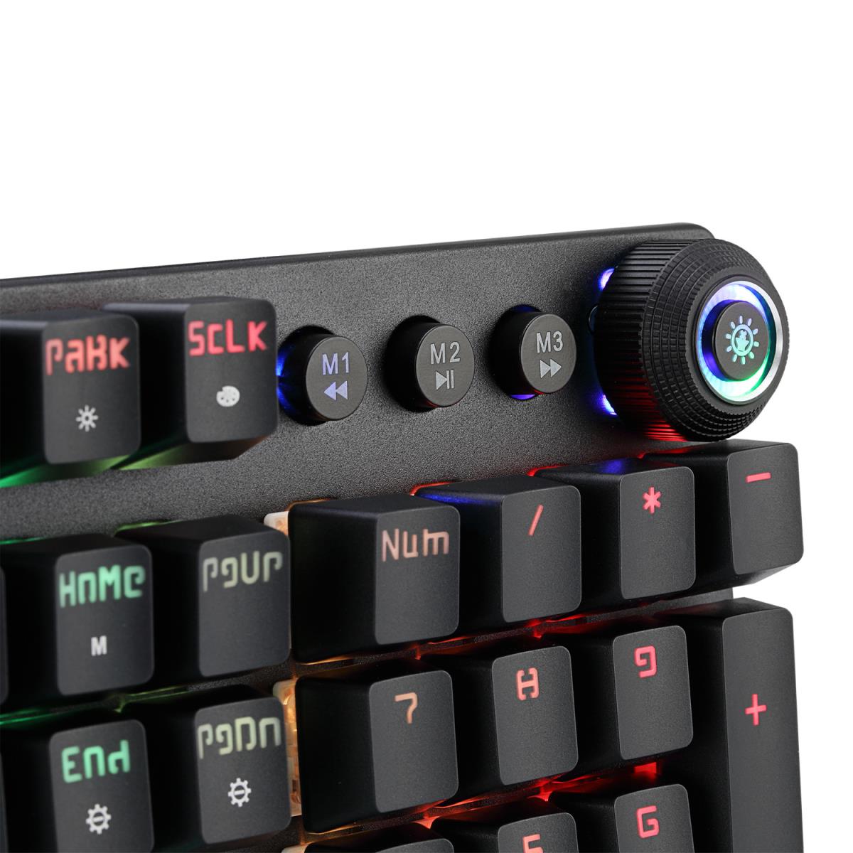 Adesso Easytouch 650eb RGB Keyboard USB Qwerty Us English Black