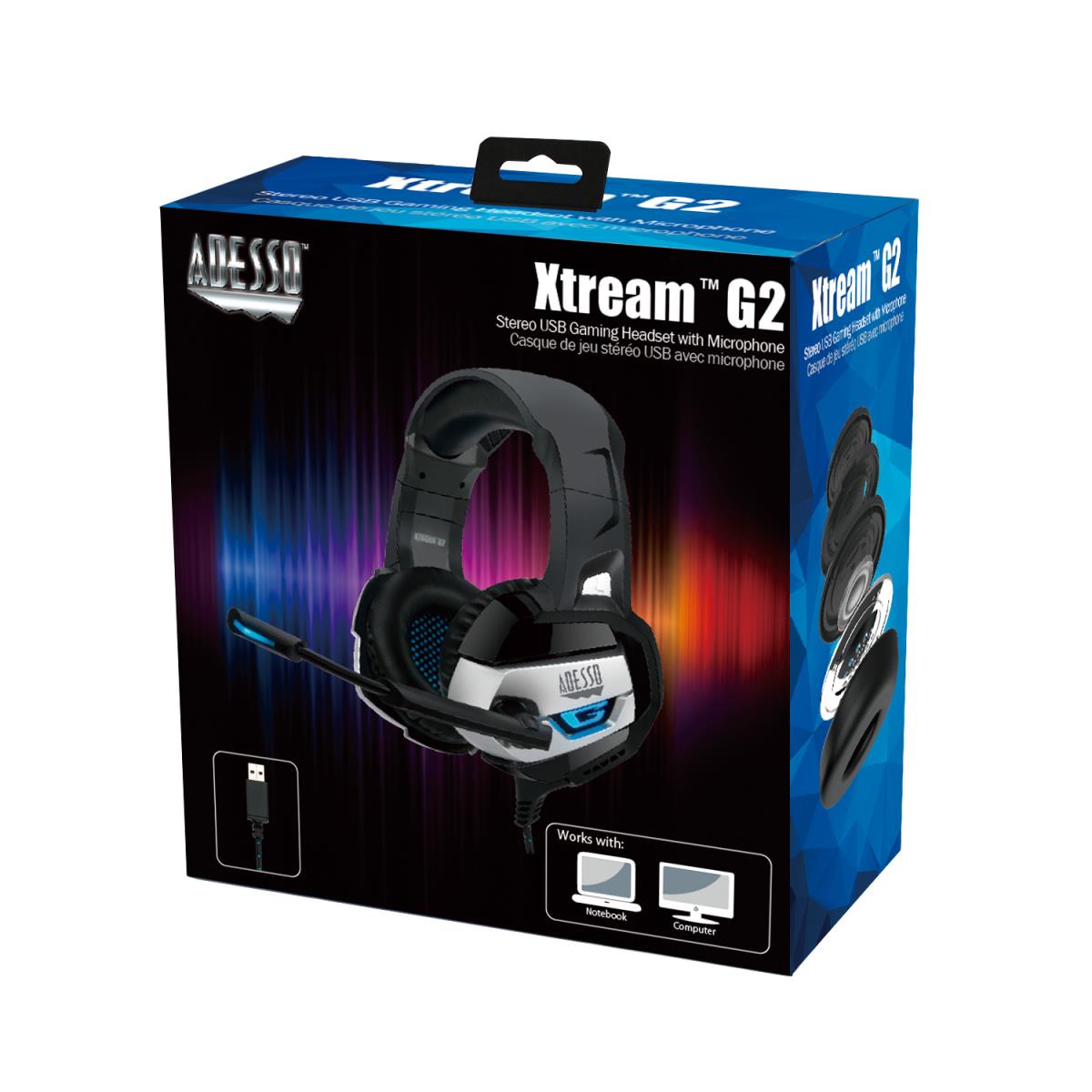 Xtream G2 Stereo Headset With Microphone (USB)