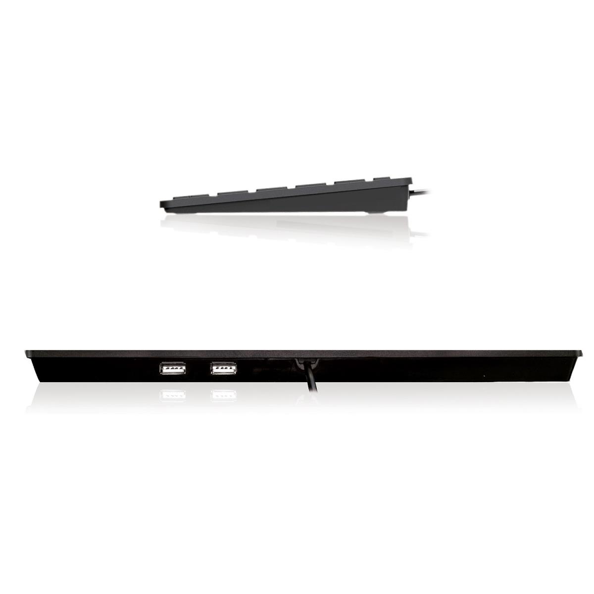 Slimtouch 510 Hb Mini Keyboard With USB Hubs Features