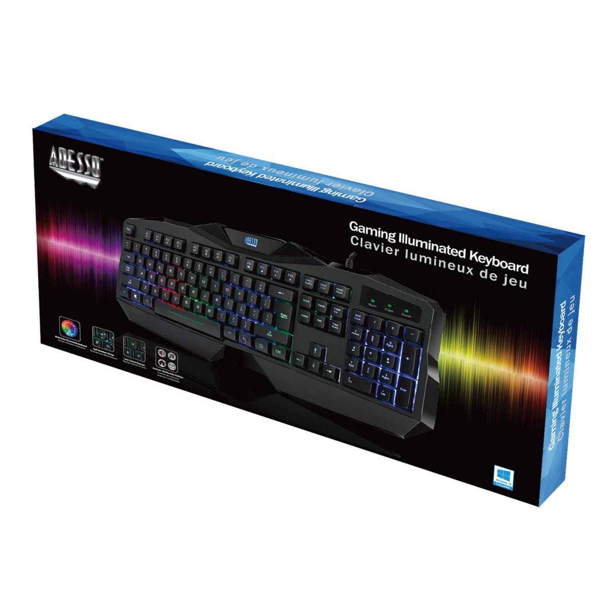 Akb-138eb Gaming Illuminated Keyboard