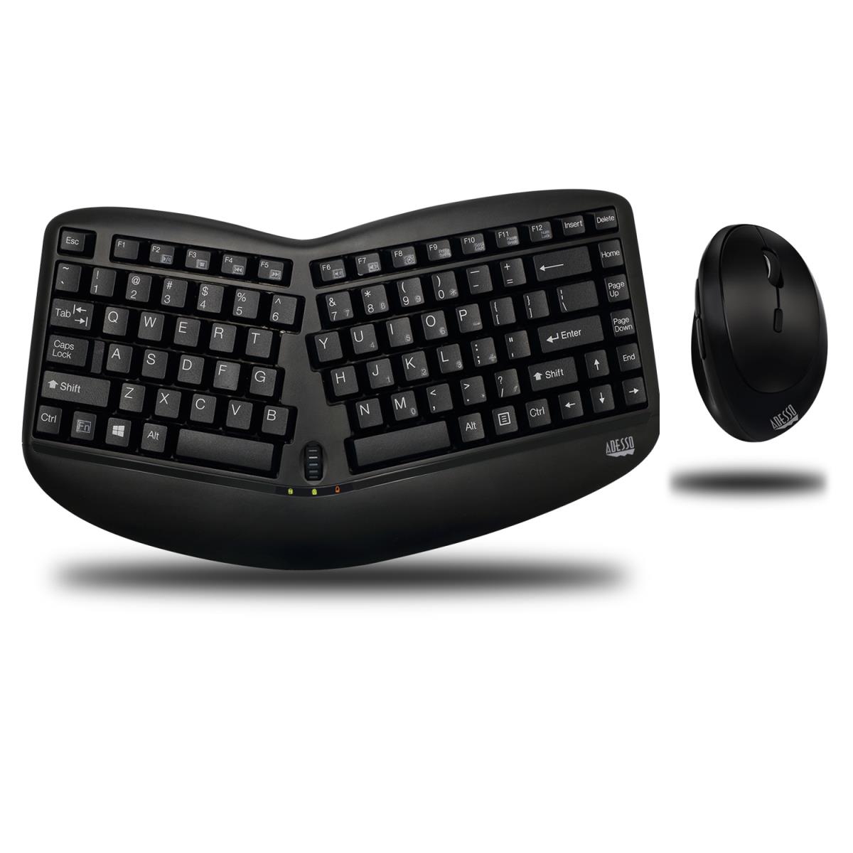 Wkb-1150cb Wireless Mini Ergo Keyboard And Mouse Combo