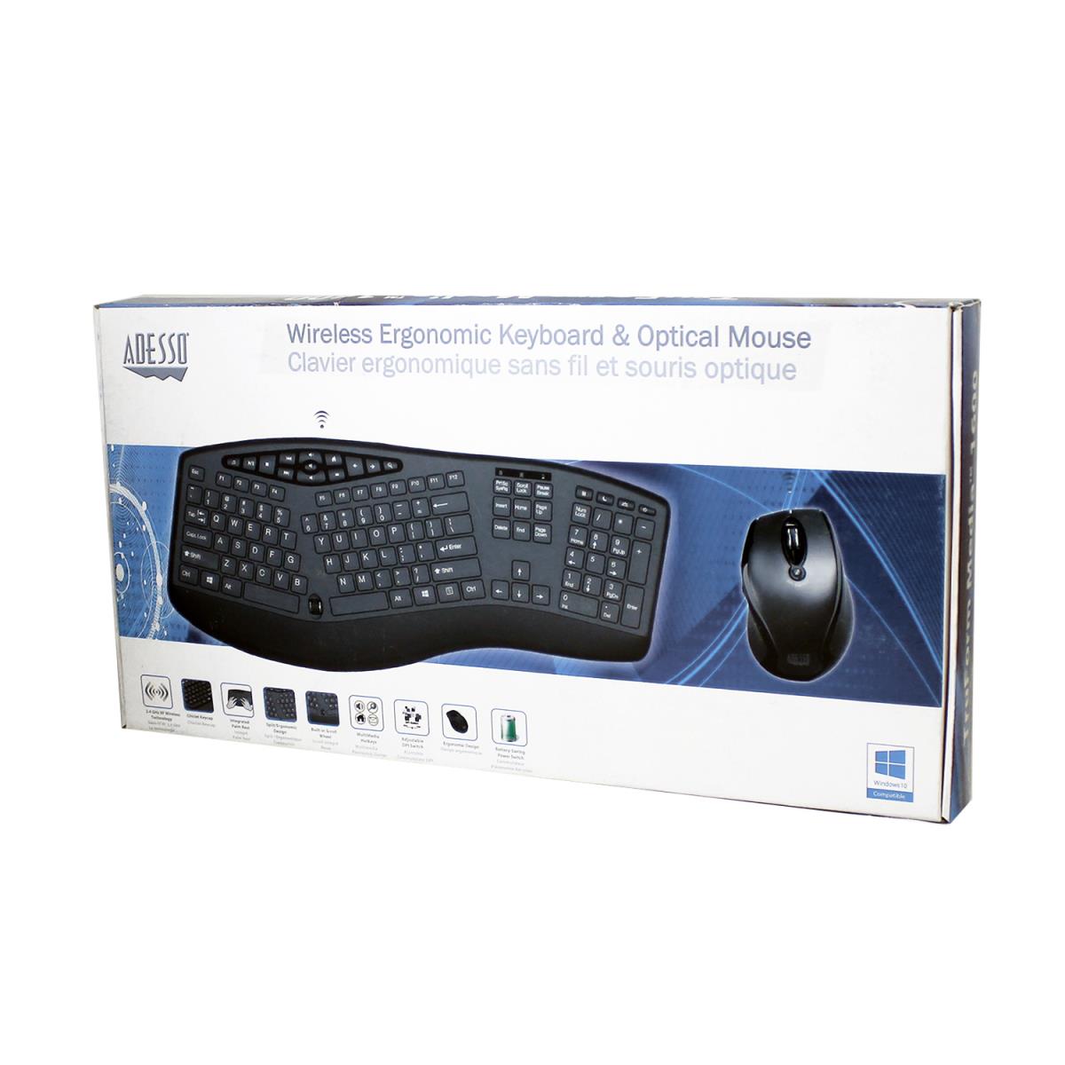 Wkb-1600cb Wireless Slim Ergo Keyboard And Mouse Combo