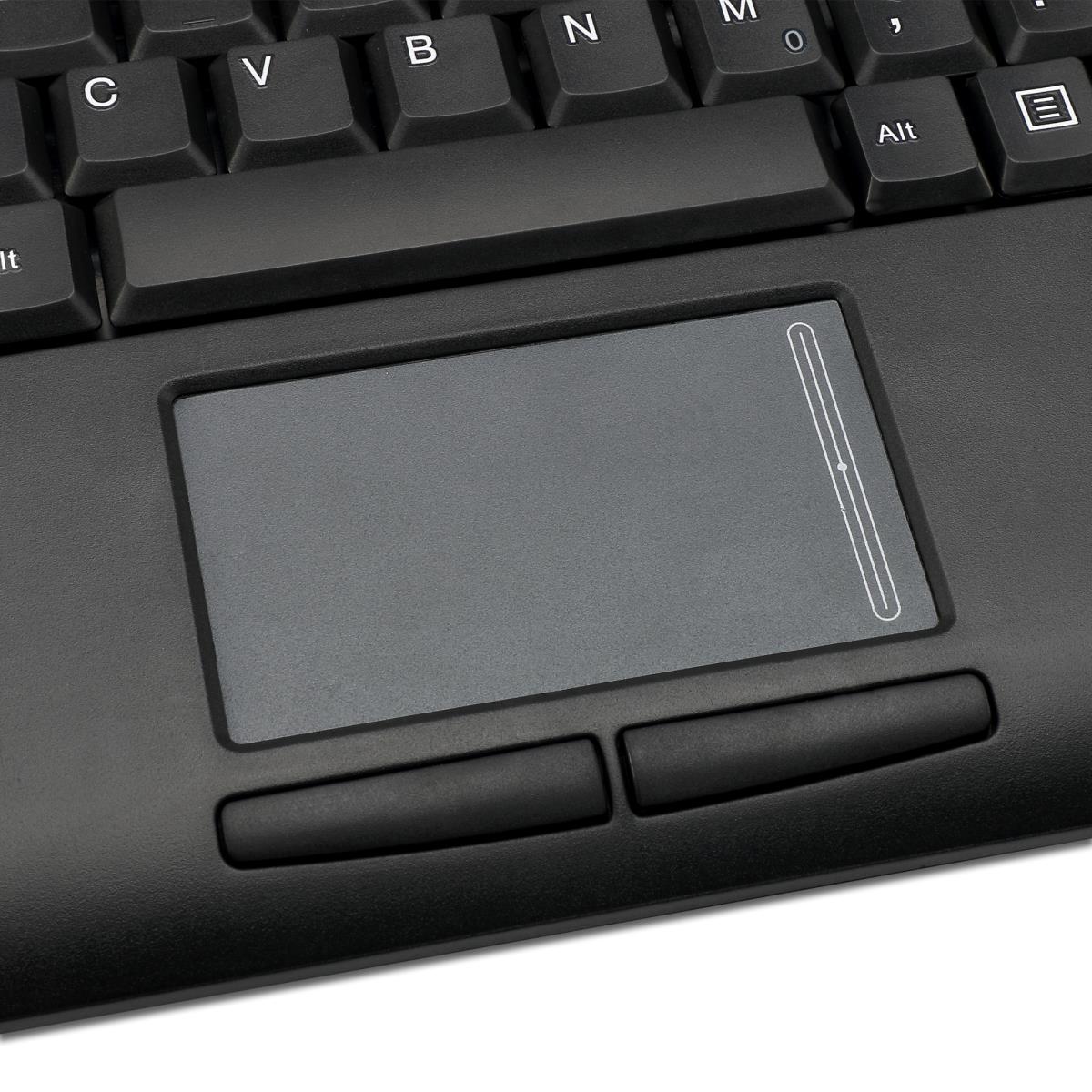 Wkb-4110ub Wireless Slim Keyboard With Built-in Touchpad