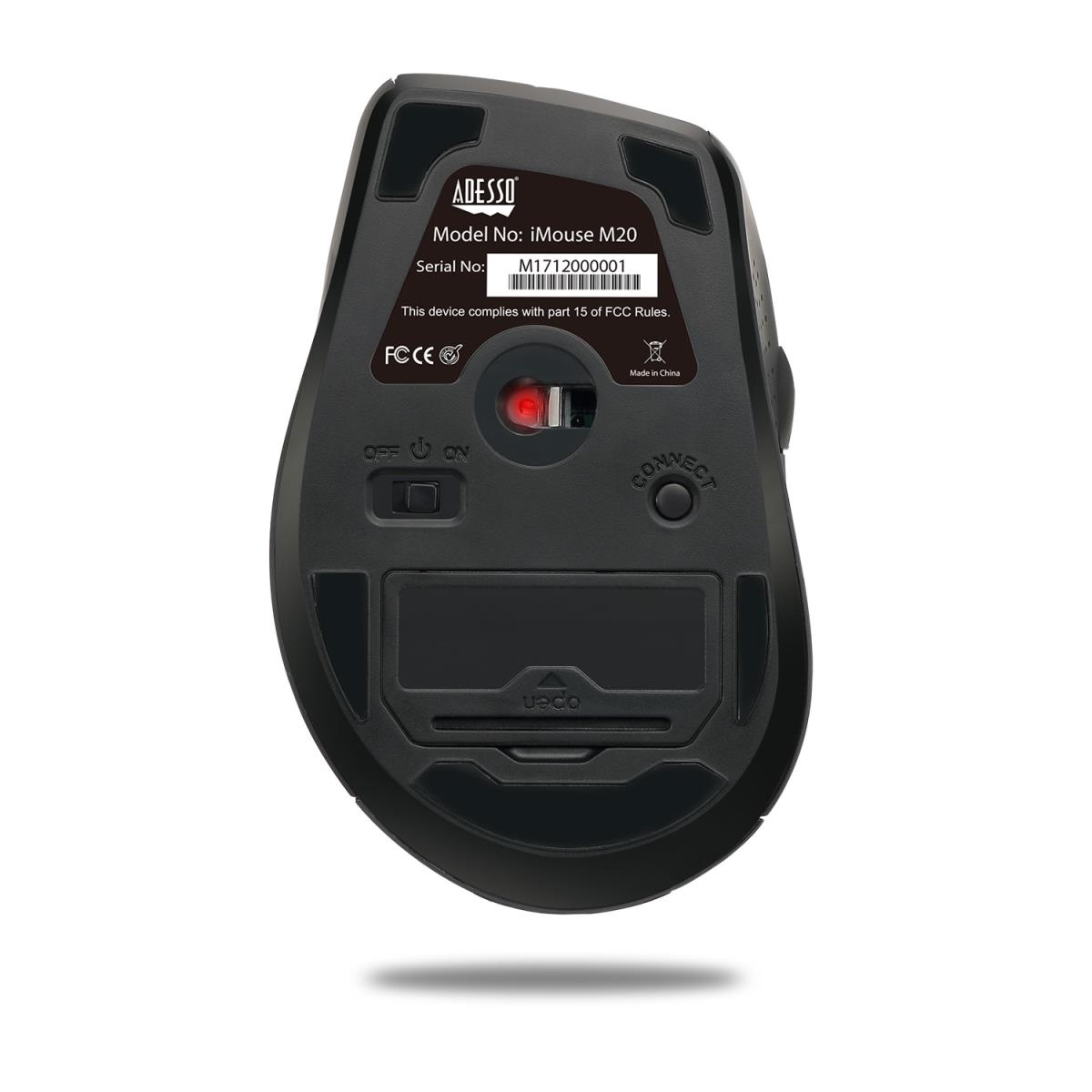 Imouse M20b Wireless Ergonomic Optical Mouse (black)