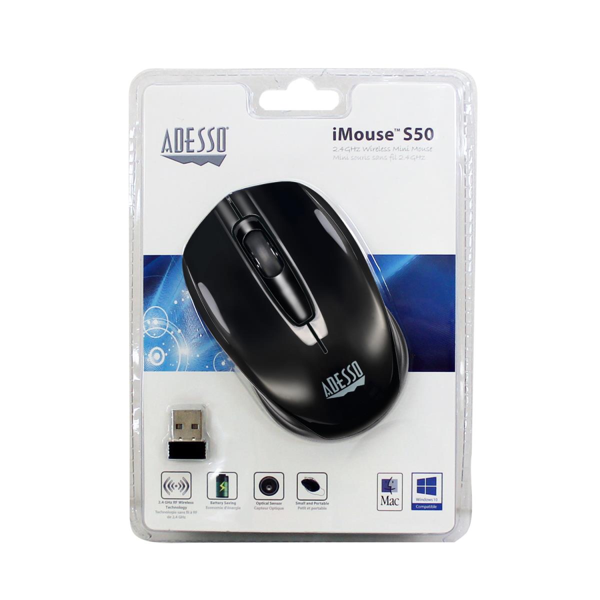 Imouse S50  Wireless Mini Mouse (black)