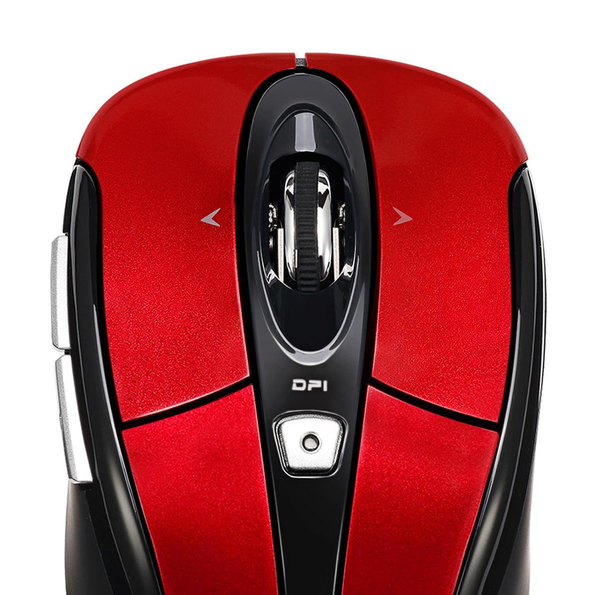 Imouse S60r Wireless 5 Buttons 4 Way Scroll Programable Mini Mouse (red)