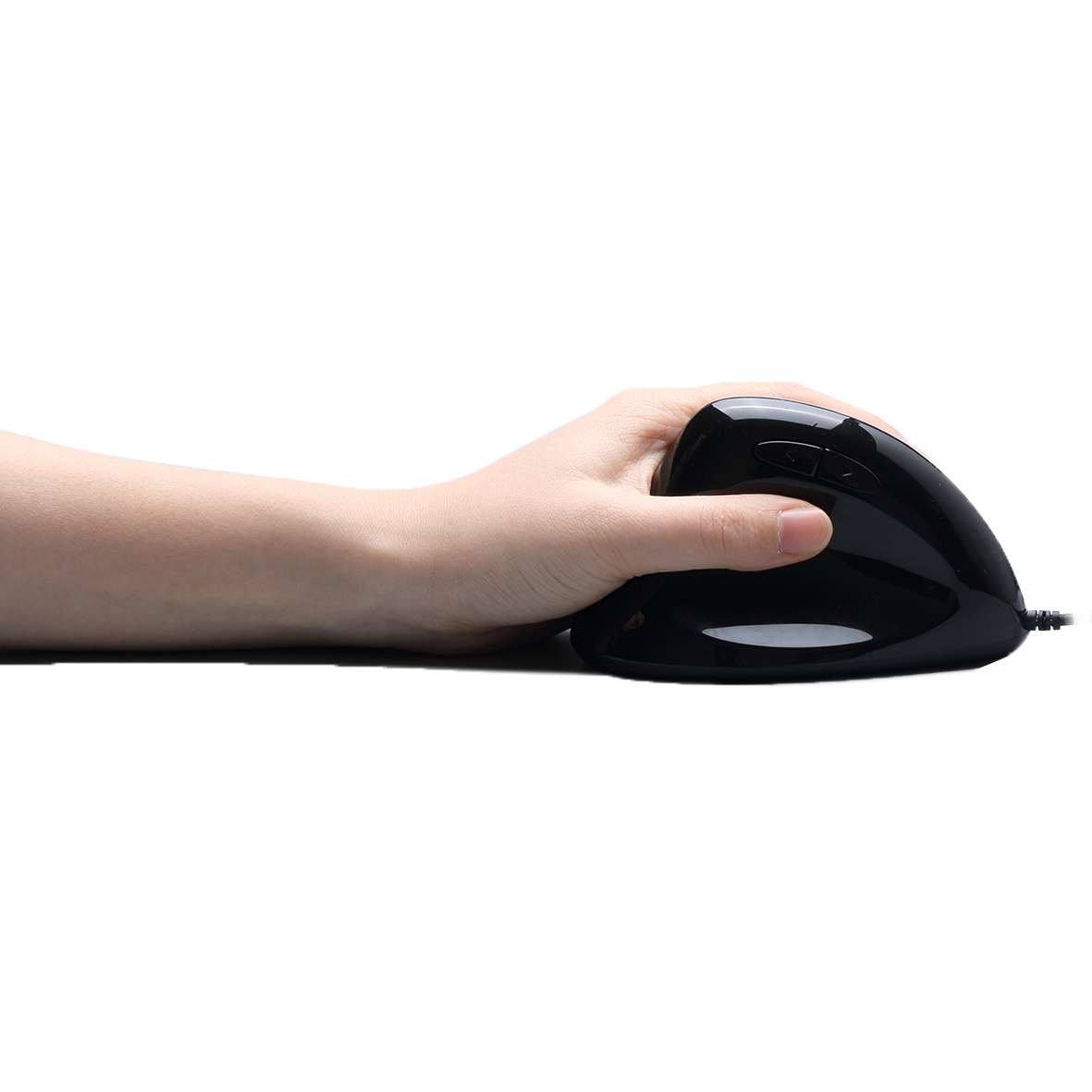 Imouse E7 Left-handed Vertical Ergonomic Programable Gaming Mouse With Adjustable Weight