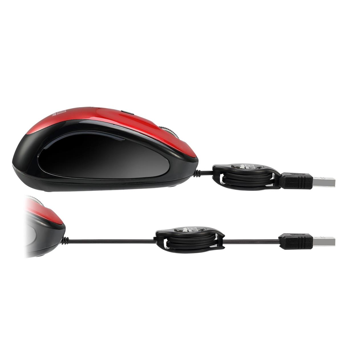 Imouse S8r Retrackable Nano Mouse (red)