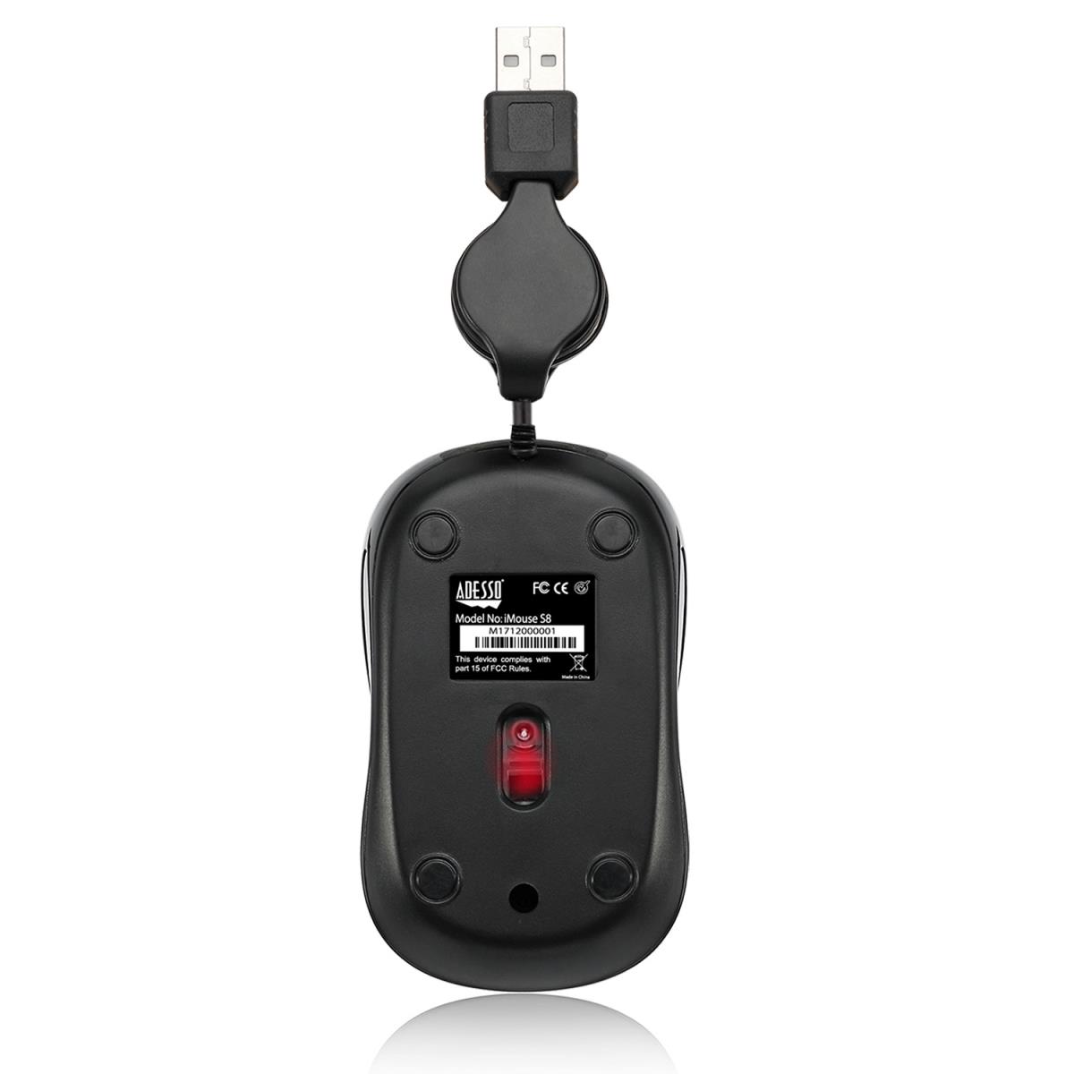 Imouse S8r Retrackable Nano Mouse (red)