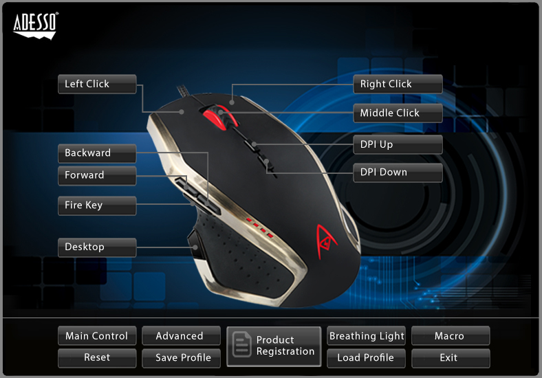 Imouse X3 Programable Gaming Mouse Withhot Keys & Switchable Color