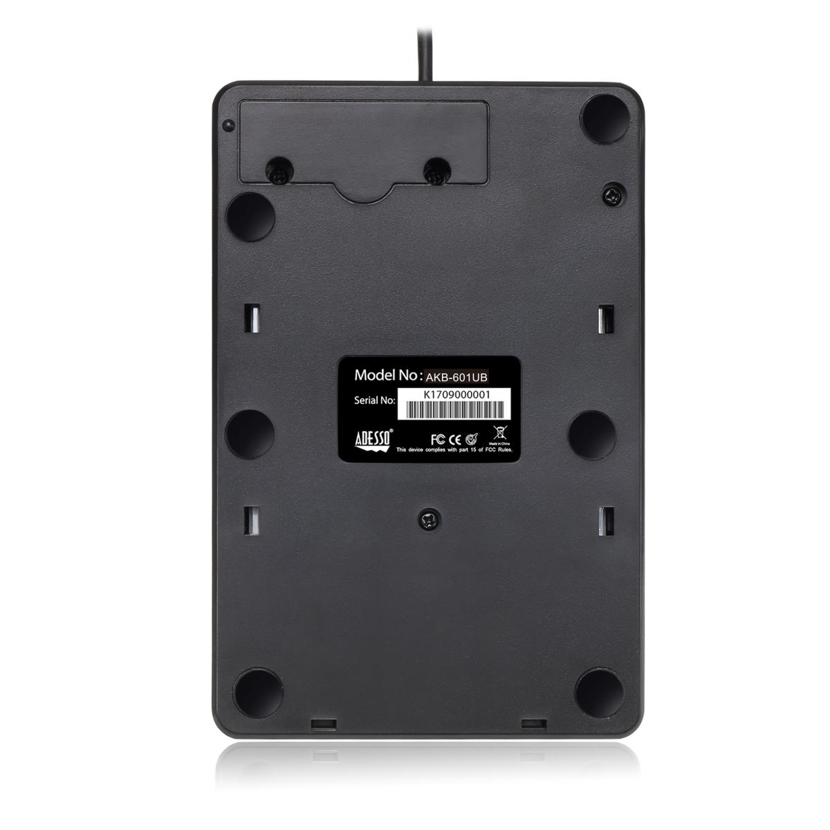 Akb-601ub Mechanical Numeric Keypad With 3-port USB Hub
