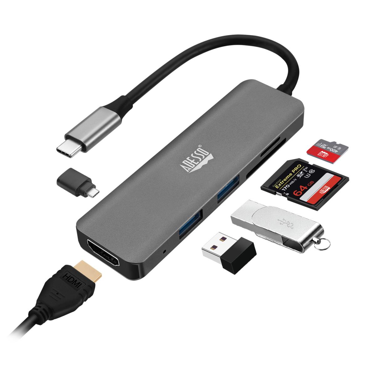 6-in-1 USB-c Multi-port Docking Station (taa Compliant)