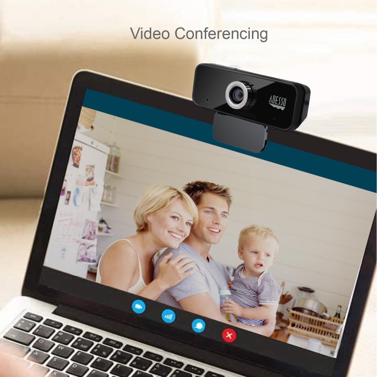 4k Ultra Hd USB Webcam With Manual Focus And Built-in Dual Microphones
