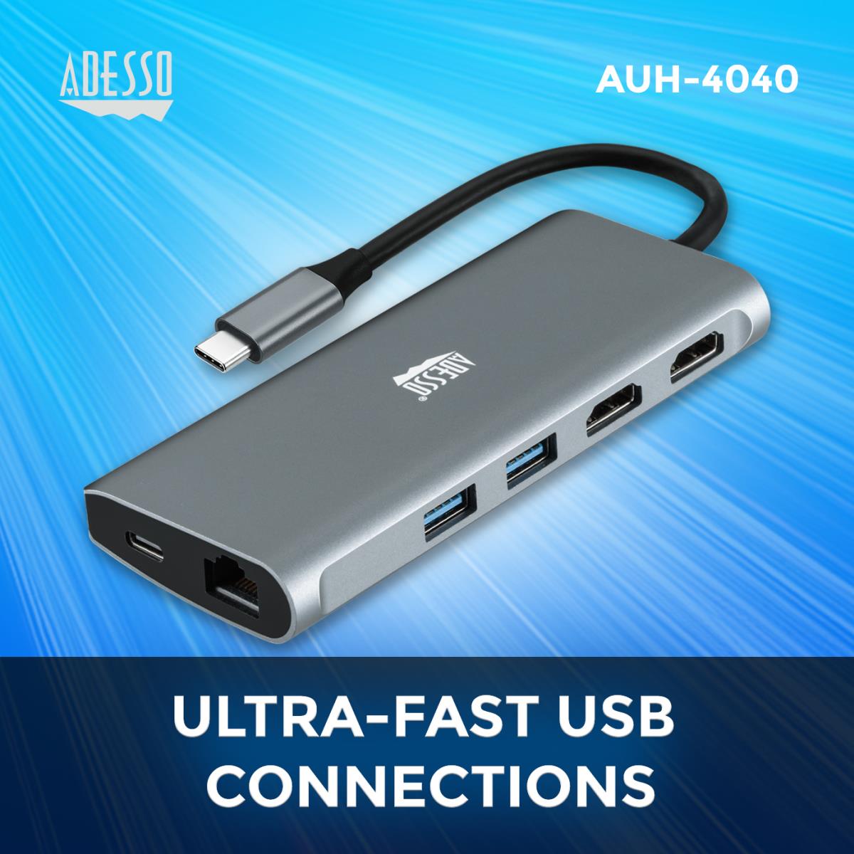 Docking Station 9-in-1 USB-c Multi-port