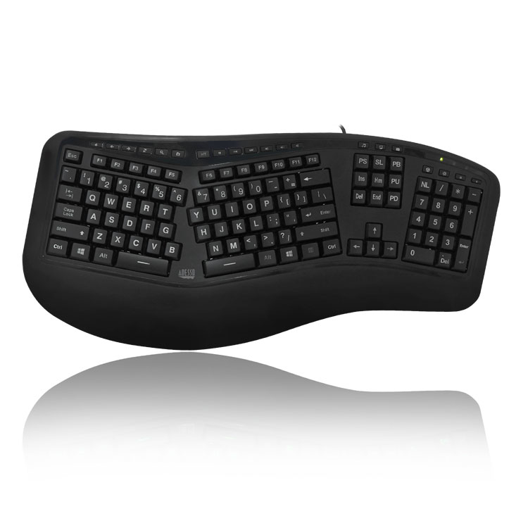 Ergonomic Gaming Illuminated Keyboard French Azerty Layout