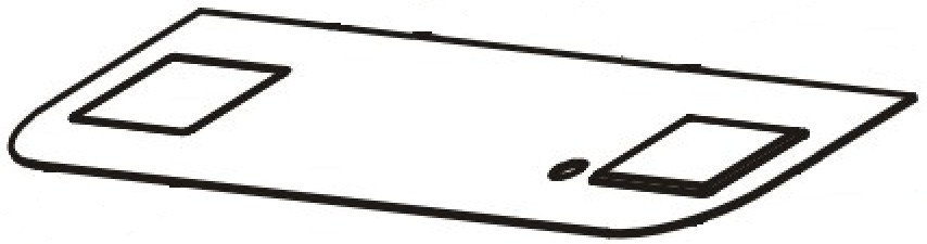 Nameplate For Gx420d With LCD (direct Thermal)