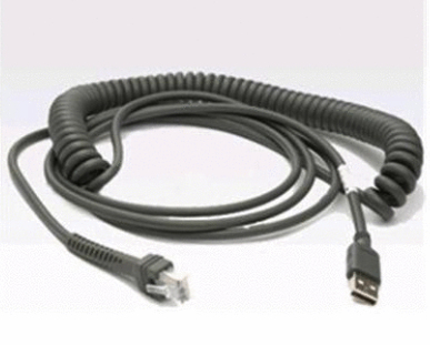 Shielded USB Cable 2.8m Strght 12v Power Plus Connector