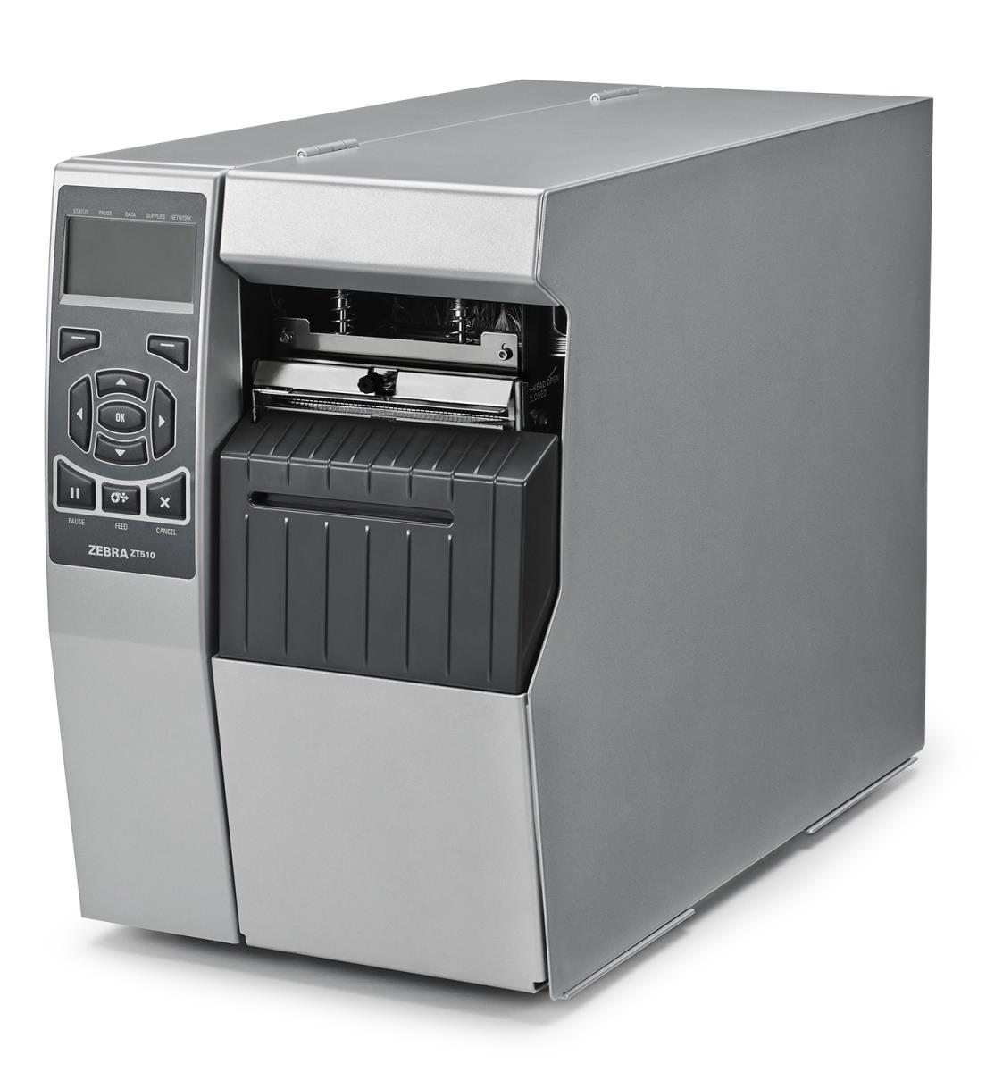 Zt510 - 104mm - 300dpi - USB And Serial And Ethernet And Bluetooth With Rewinder Including Peel