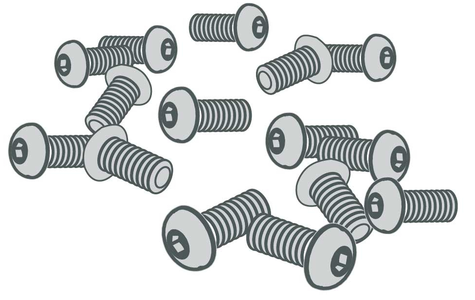 Kit Printhead Mounting Screw For Ze500 Series Qty 5