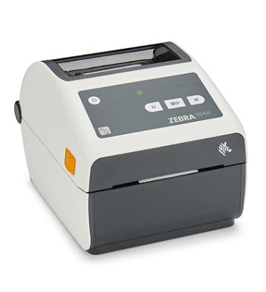 Zd421c Healthcare White - Thermal Transfer Cartridge - 104mm - 203dpi - USB And Wifi And Bluetooth With Tear Off And Modular Connectivity Slot