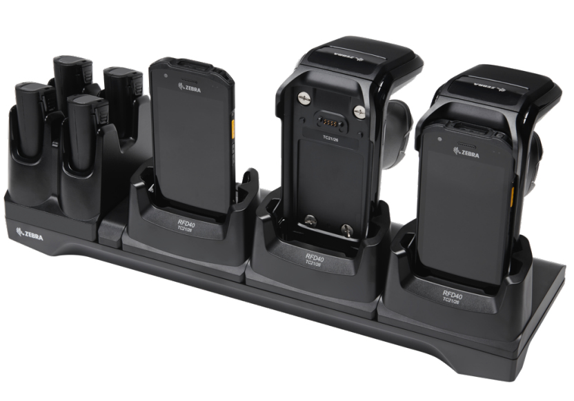 Rfd40 3 Devs / 4 Toaster Slots Comm Cradle For Tc21/26 Requires Power Supply Pwr-bga12v108w0ww