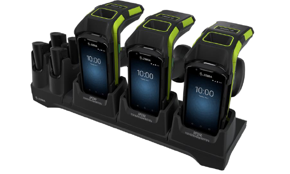 Rfd40 3 Device Slots / 4 Toaster Slots Communication Cradle With Support For Tc51 / 52 / 52x / 52ax / 56 /57 / 5