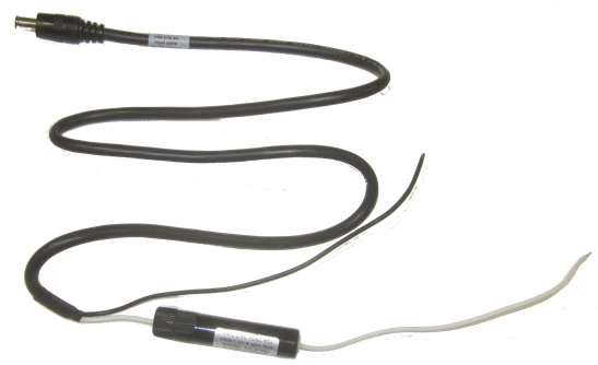 Cable Wire Power Direct - Black With Fuse For Lind 12 - 32v Adapter