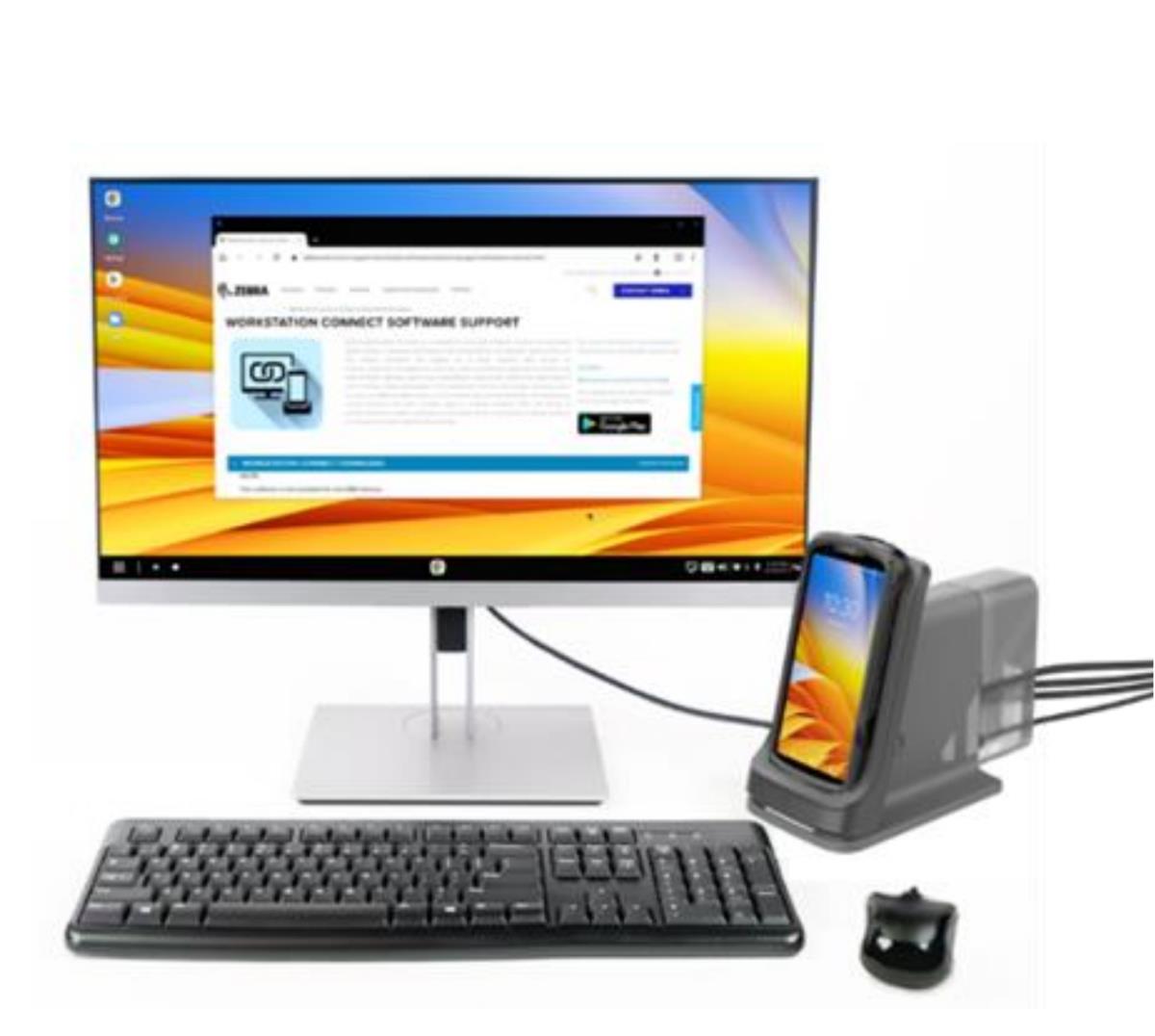 Tc73 Tc78 Connect Cradle Allows To Connect A Mobile Computer To An External Monitor And Multip
