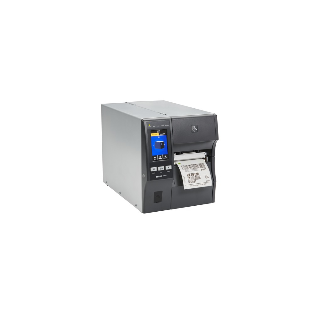 Zt411 - 104mm - 600dpi - USB And Serial And Ethernet And Bluetooth With Linerless Cutter