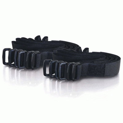 Hook And Loop Cable Management Straps 30cm Black 12-pk