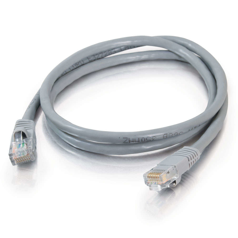 Patch cable - Cat 5e - Utp - Snagless - 15m - Grey