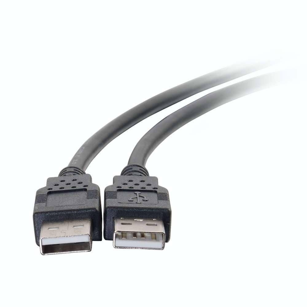 USB A Male To A Male Cable Black 1m