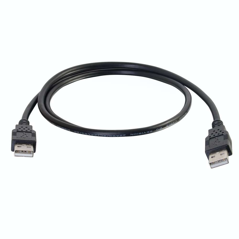 USB A Male To A Male Cable Black 1m