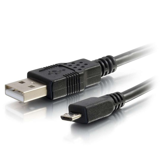 USB 2.0 A Male To Micro-USB B Male Cable 1m