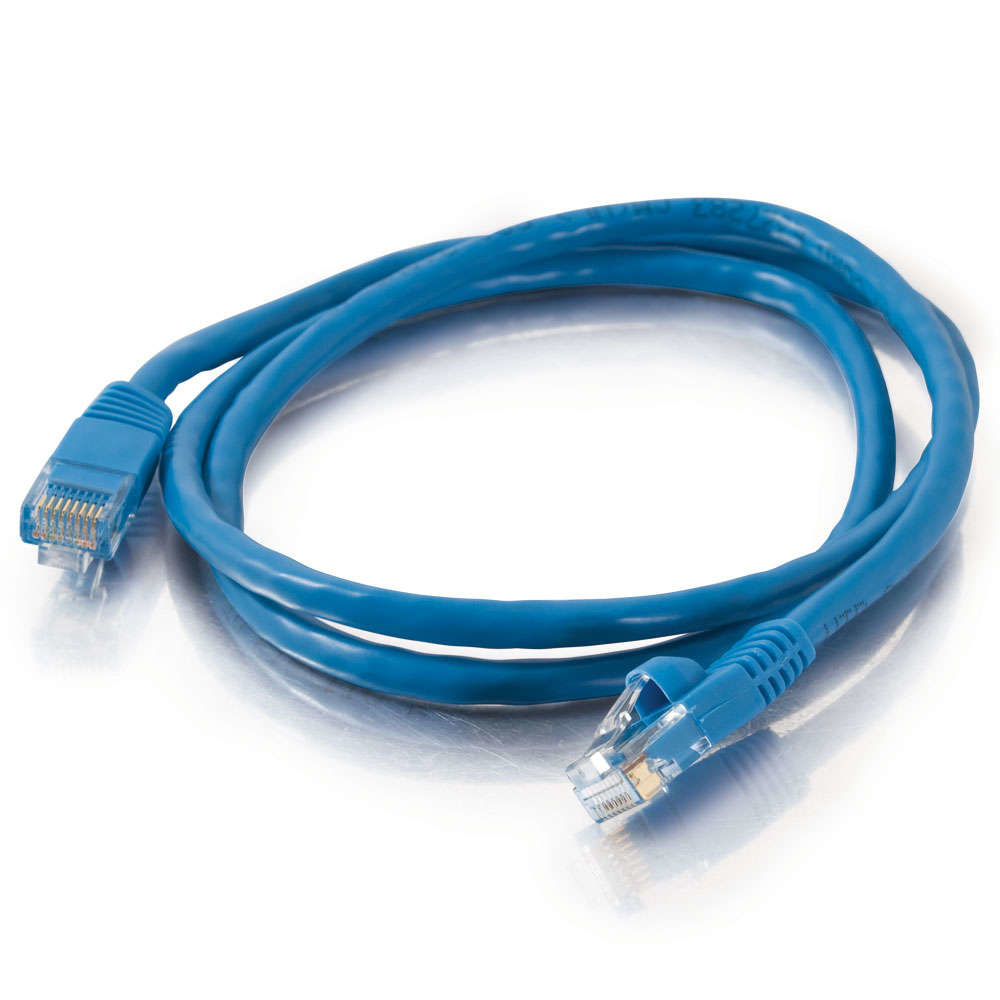 Patch cable - Cat 5e - Utp - Snagless - 50cm - Blue