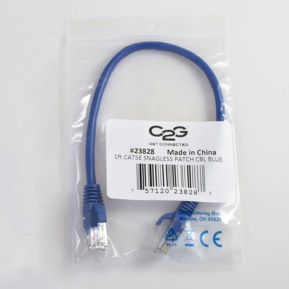 Patch cable - Cat 5e - Utp - Snagless - 5m - Blue