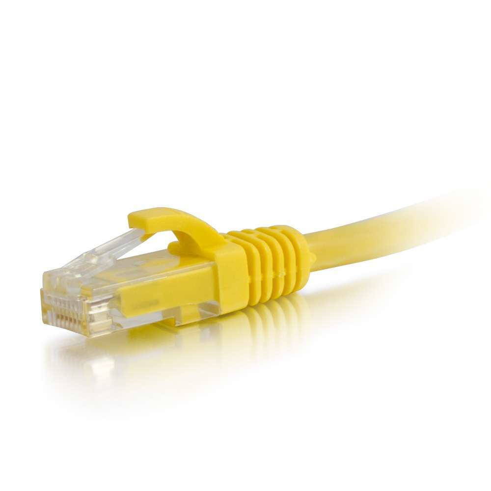 Patch cable - CAT6 - Utp - Snagless - 1m - Yellow