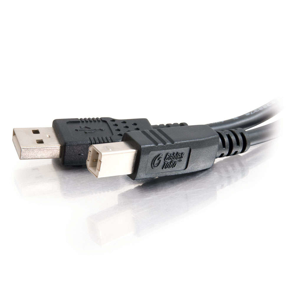 USB 2.0 A/b Cable Black 3m