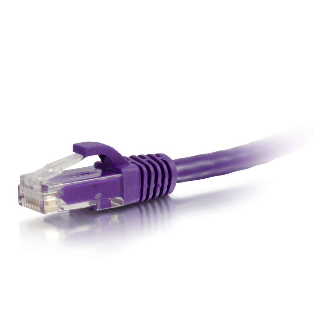 Patch cable - Cat 5e - Utp - Snagless - 50cm - Purple