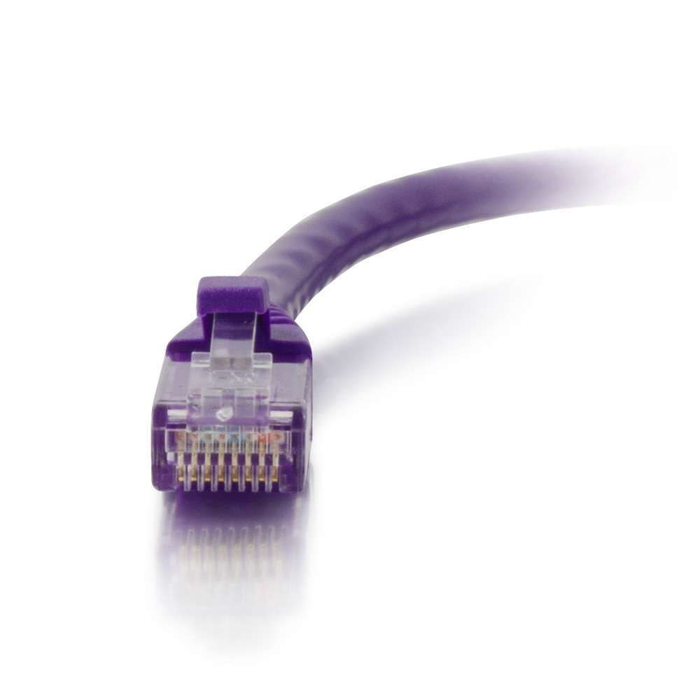 Patch cable - Cat 5e - Utp - Snagless - 50cm - Purple