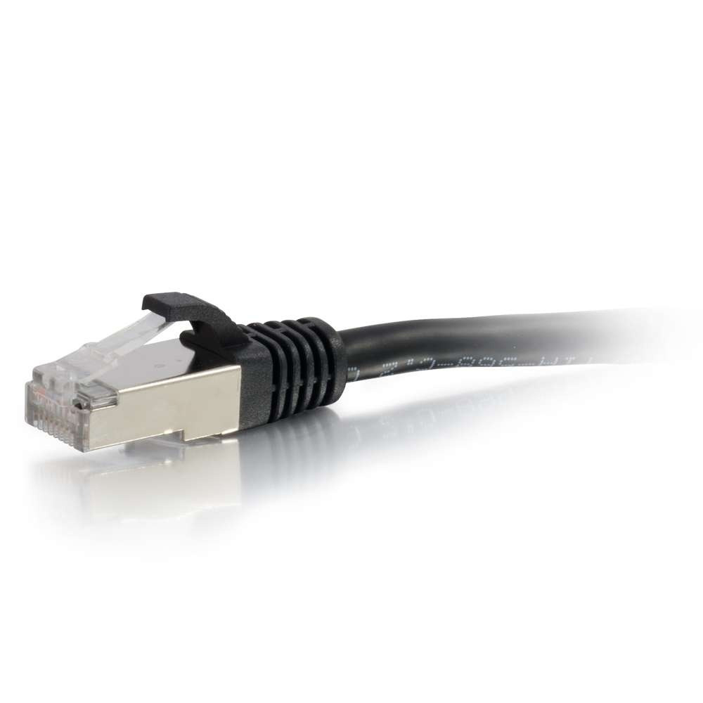 Patch cable - CAT6a - Stp - Snagless - 50cm - Black