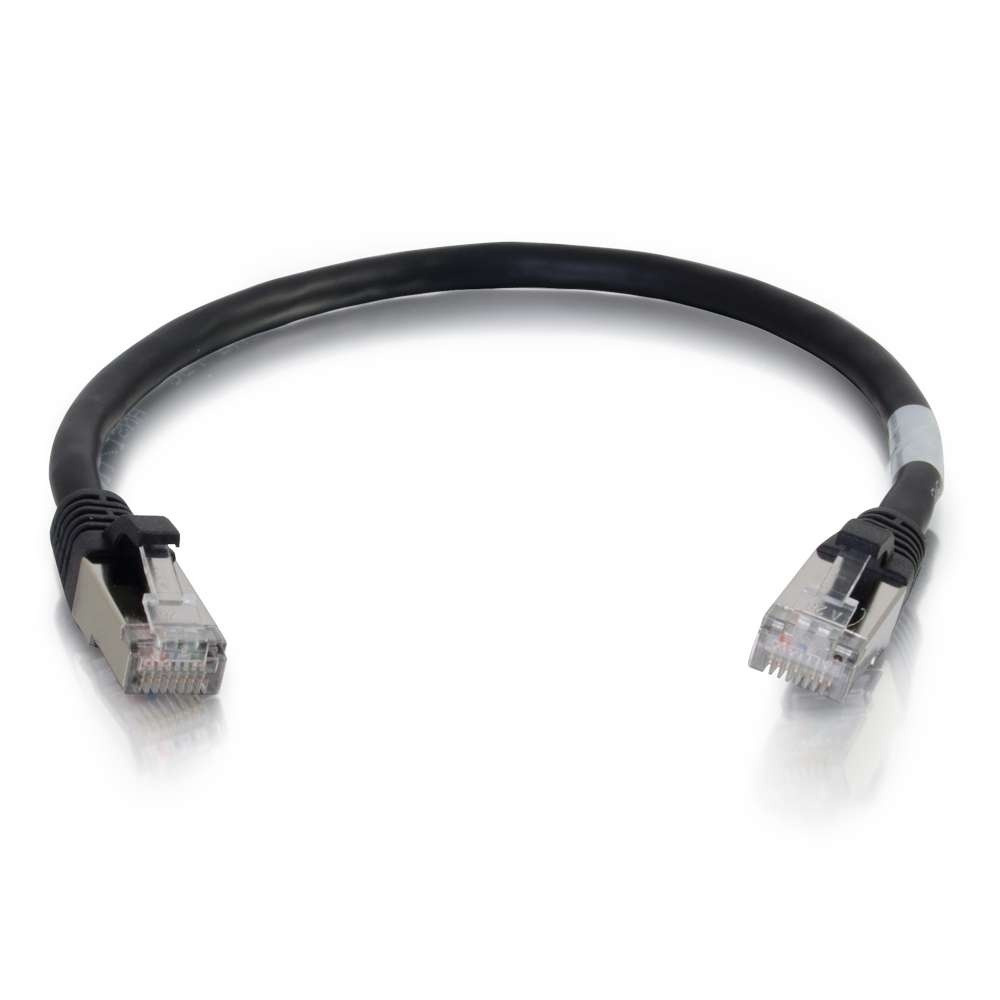 Patch cable - CAT6a - Stp - Snagless - 1.5m - Black