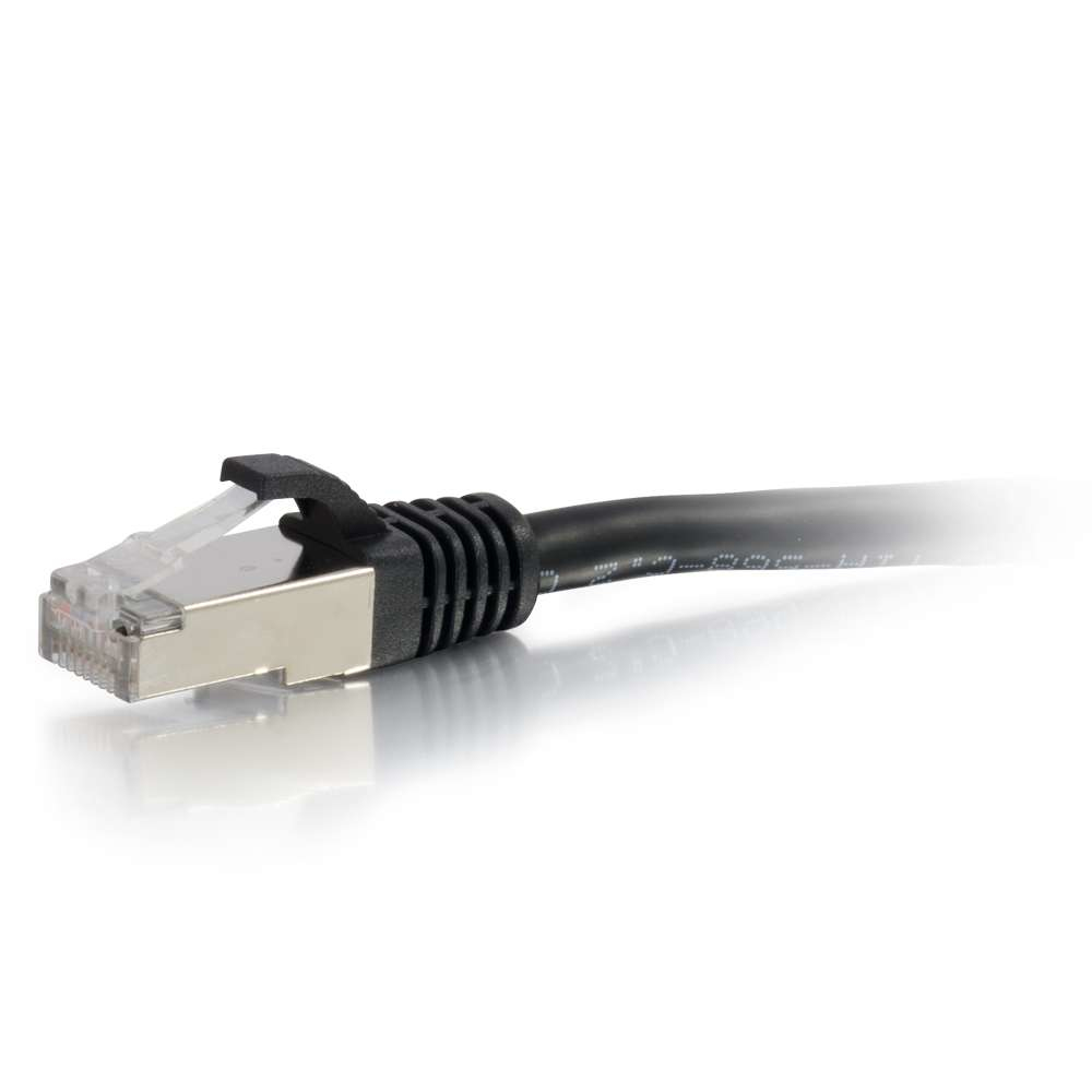 Patch cable - CAT6a - Stp - Snagless - 2m - Black