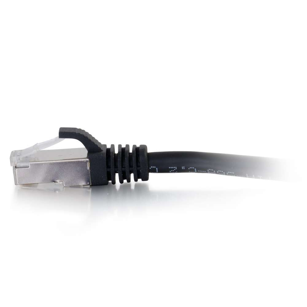 Patch cable - CAT6a - Stp - Snagless - 2m - Black